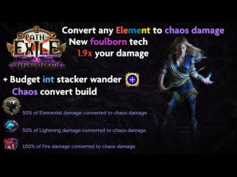 Poe 3.27 | New chaos convert tech + Budget int stacking wander build