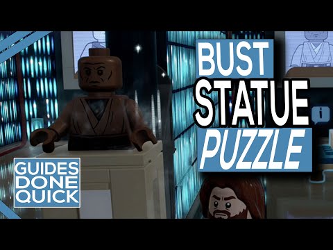 LEGO Star Wars Skywalker Saga Jedi Temple Bust Statue Puzzle Secret Of The Archives Guide