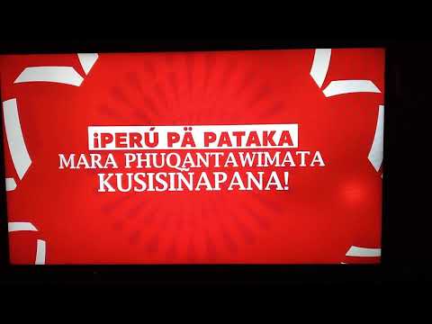 TV Perú Bicentenario Perú saludo en diferentes idiomas nativos (quechua, aymara, lenguas amazonicas)