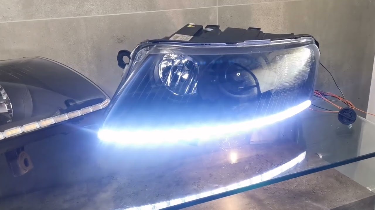Watch Audi A6 C6 retrofit oryginalnych lamp Hella na FULL LED now Audi A6 C6 retrofit oryginalnych lamp Hella na FULL LED