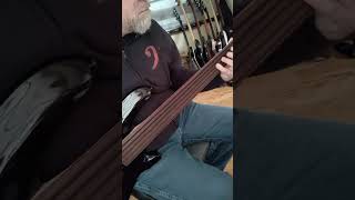Video thumbnail for Takin' a Jazz Walk on a Harley Benton B-550FL 5 string fretless bass by Chris Chesna