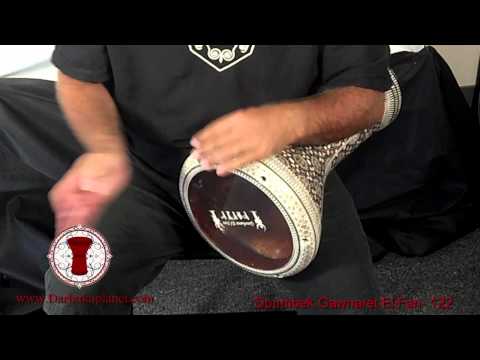 Gawharet El Fan Darbuka 17" Mother of Pearl Hexagon Drum (122)