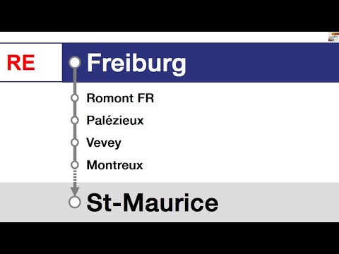 SBB Ansage | RE Fribourg - St-Maurice | BoJa Ansagen