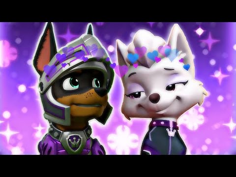 (Paw Patrol) 🌺𝑭𝒍𝒐𝒓 & Claw🗡️ ❥𝑻𝒓𝒊𝒃𝒖𝒕𝒆♡ ~ 💜Ataque al corazón🖤