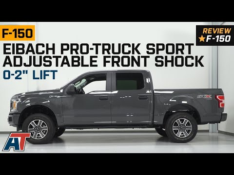 2015-2020 F150 Eibach Pro-Truck Sport Adjustable Front Shock; 0-2" Lift Review & Install