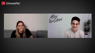 Josephine Langford & Hero Fiennes Tiffin AFTER WE COLLIDED Interview