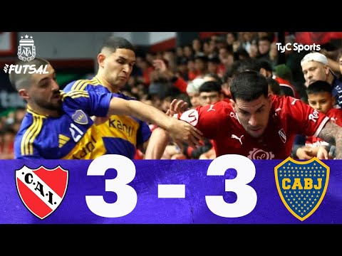 Independiente 3 (5)-(6) 3 Boca | Futsal AFA (Primera División Masculina) | 4tos. de final (Juego 1)