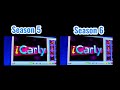 Icarly Seasons 5 6 Comparison