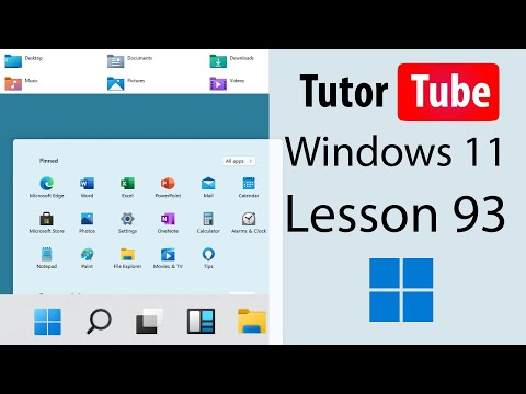 Windows 11 Tutorial Lesson 1 Windows 11 Environment