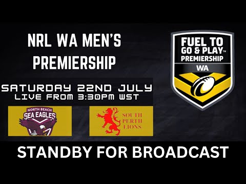 2023 NRL WA Fuel To Go & Play Premiership Round 12 -  North Beach Sea Eagles v South Perth Lions