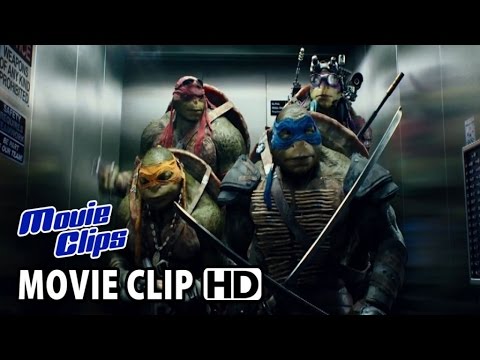 TEENAGE MUTANT NINJA TURTLES - Official Film Clip - The Elevator (2014) HD