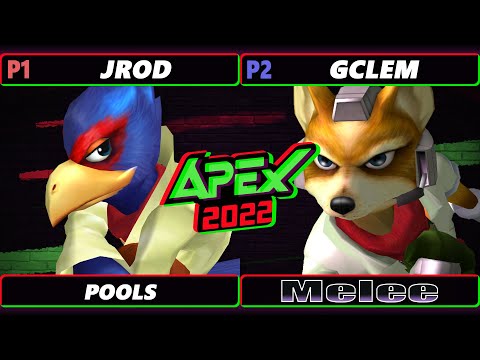 Apex 2022 - Jrod (Falco) Vs. Gclem (Fox) SSBM Melee Tournament