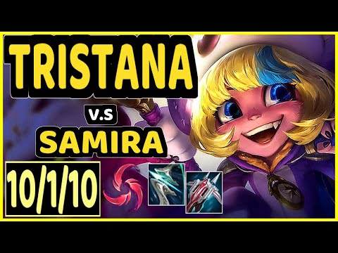 REVEN (TRISTANA) vs SAMIRA - 10/1/10 KDA BOTTOM ADC GAMEPLAY - BR Ranked GRANDMASTER