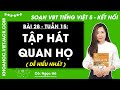 Vở bài tập Tiếng Việt Lớp 5 Bài 28: Tập hát quan họ