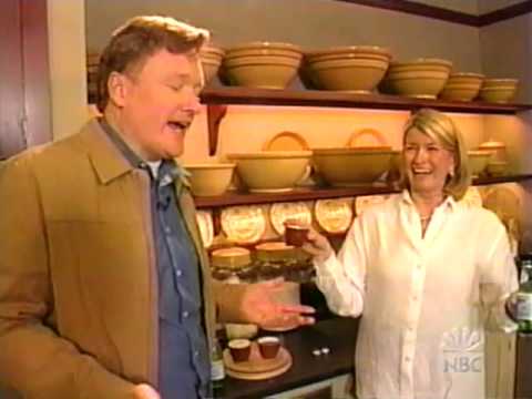 Conan O'Brien visits Martha Stewart