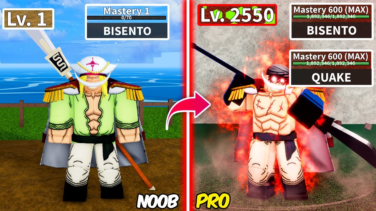 Beating Blox Fruits as WhiteBeard ! Lvl 0 to Max Lvl Full Human v4 Noob to Pro in Blox Fruits !