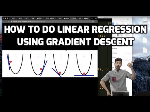 How to Do Linear Regression using Gradient Descent Video