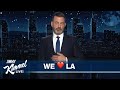 Jimmy Kimmel Returns During the Los Angeles Wildfires