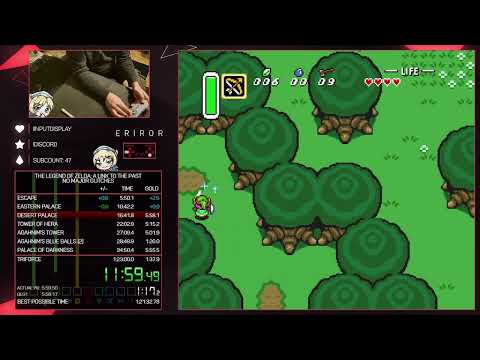 The Legend of Zelda: A Link to the Past - Any% NMG Speedrun in 1:22:56 || January 9th 2024