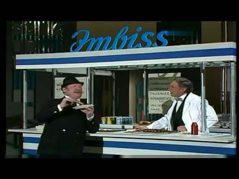Harald Juhnke & Wolfgang Völz - Currywurst am Imbisstand 1988