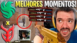 QUE JOGAÇO DA PO***!🔥🔥 FALCONS x 3DMAX (MELHORES MOMENTOS) ESL PRO LEAGUE (GAULES)