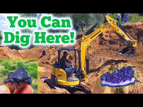 Amethyst Quartz Crystal Mining | OPEN TO PUBLIC | Scufflin Acres Prospect in Virginia