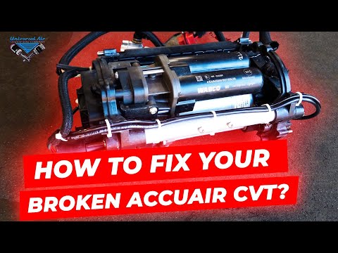 How to Repair a Broken Accuair CVT by converting to VT and hooking up external Viair Compressors