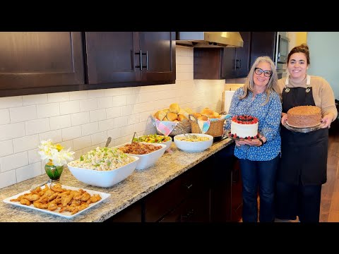 A Beautiful Large Family Easter Dinner From Scratch | Start to Finish