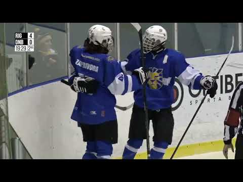 Optibet Hokeja līga. HS Rīga - DLSS/Dinaburga. Spēles labākie momenti.(21.12.2022.)