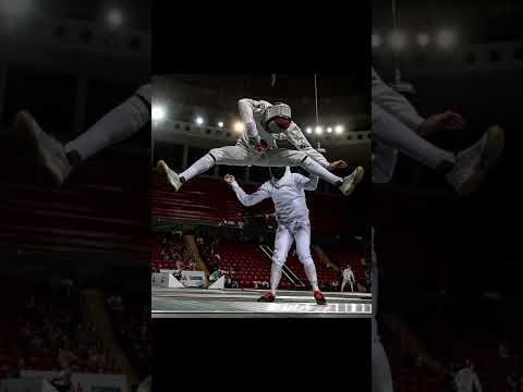 Incredible Fencing Trick Shot #shorts