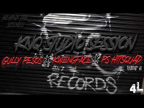 Kwengface Gully PS Hitsquad @ KnQ Records Studio [Behind The Scenes] [PART 1]