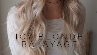 Icy Blonde Balayage || Hair Tutorial
