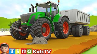 Harvester Tractor for Kids Harvesting Corn | Farm Trucks for Children