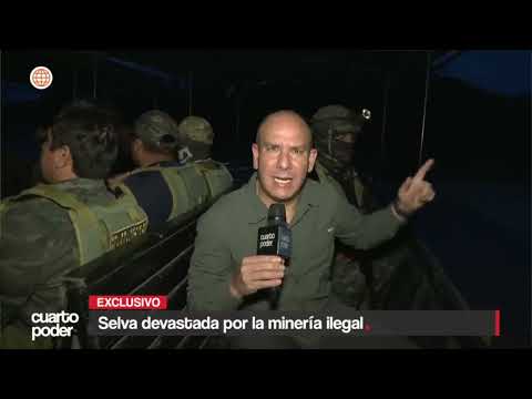 🚨#alerta🚨 La selva peruana está siendo devastada por la minería ilegal| Cuarto Poder