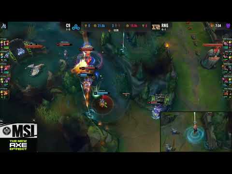 Fudge perfect flank TP to DESTROY RNG - MSI 2021 C9 vs RNG Rumble Stage Day 4