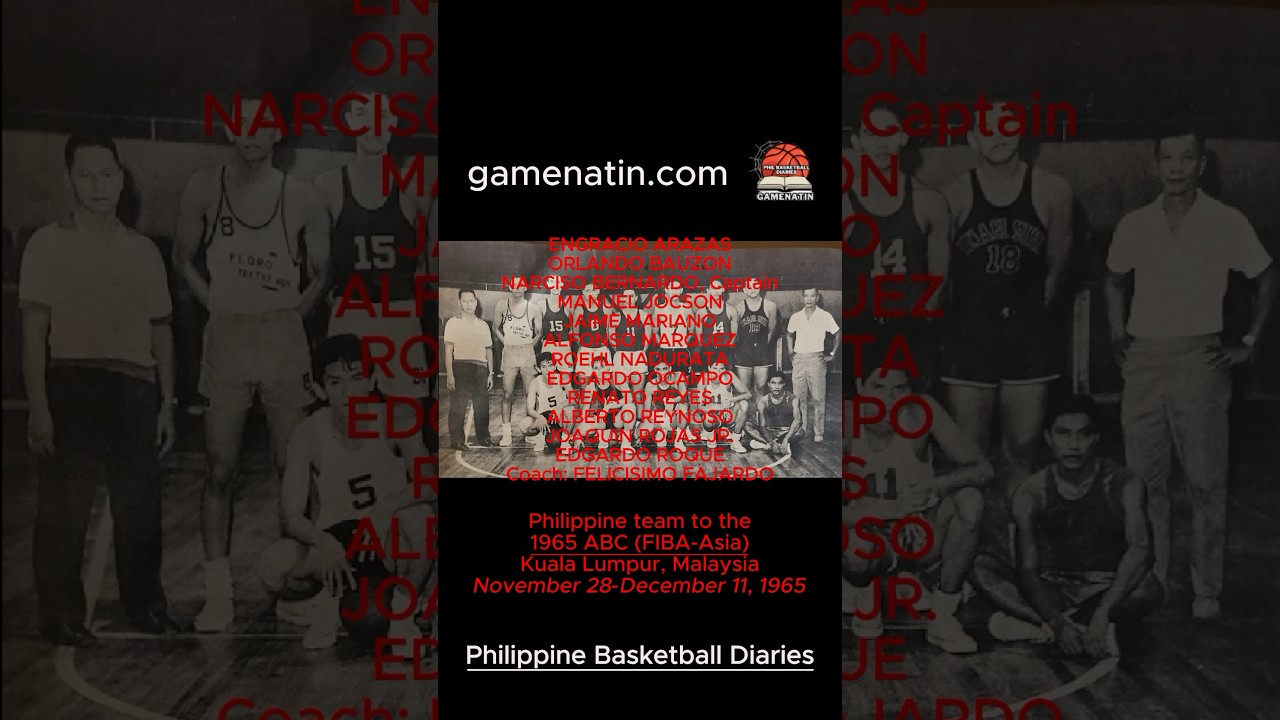 GameNatin.com's Classics - 1965 Philippine basketball team