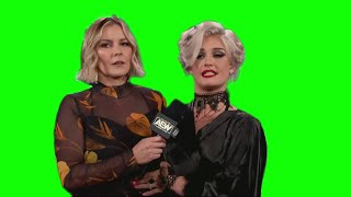 Toni Storm "watch for the shoe" green screen