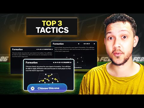 *NEW PATCH* Top 3 BEST META Tactics & Formations in FC 26!