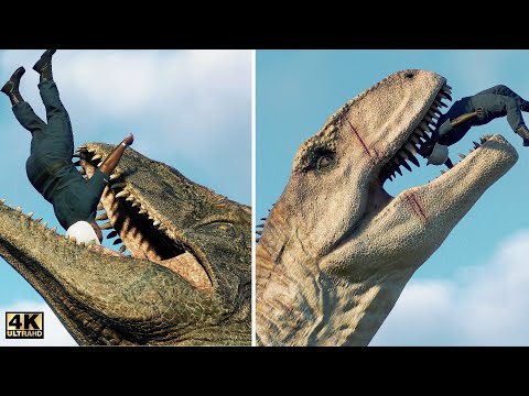 Escape From Biosyn - THE STORY OF TWO GIGANOTOSAURUS - Jurassic World Dominion | Jurassic Park