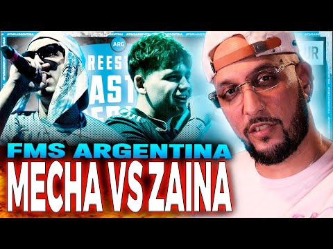 🔥 MECHA ES MALDAD PURA 😈 | PIEZAS REACCIONA A MECHA VS ZAINA | FMS ARGENTINA J9 2022