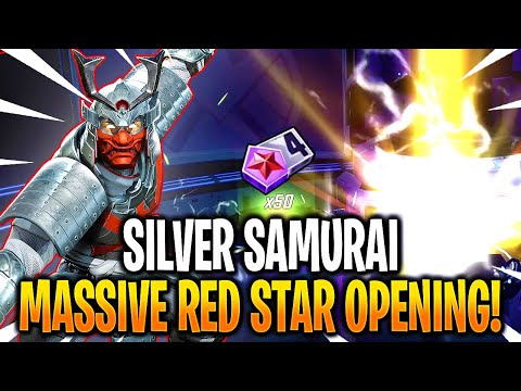 Silver Samurai MASSIVE Red Star Orb Opening! - MARVEL Strike Force - MSF