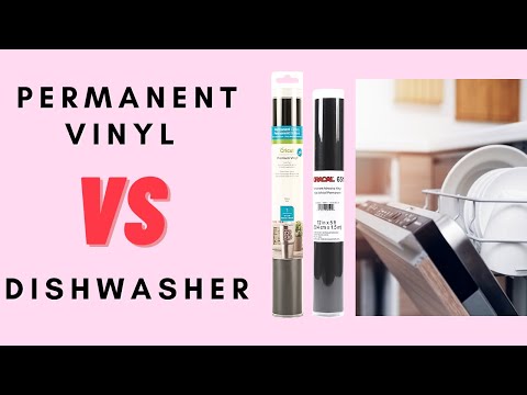 Cricut & Oracal Permanent Vinyl VS Dishwasher