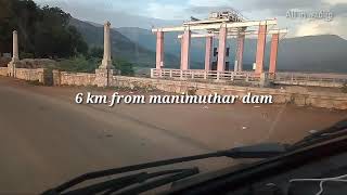 preview picture of video 'Manimuthar Dam and waterfalls tour in tamil.'