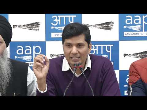 AAP Chief Spokesperson along with AAP MLA's Briefed on Sajjan Kumar Conviction in 1984 Riots