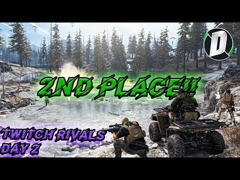 2ND PLACE IN TWITCH RIVALS - CALL OF DUTY: WARZONE TOURNAMENT!