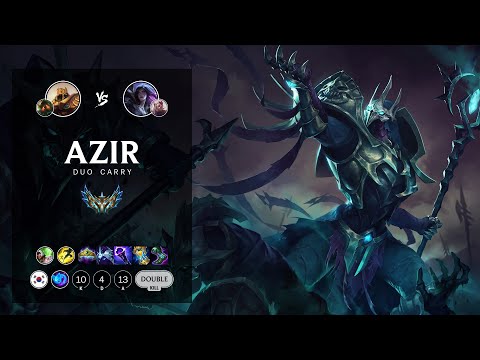 Azir Bot vs Kai'Sa - KR Challenger Patch 12.6