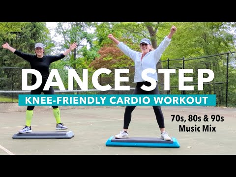 Low Impact Basic Step Aerobics Workout #20 (37 MIN) Fun 70s, 80s & 90s Music
