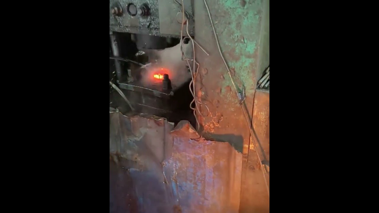 Hex Bolt Head Forming Process丨#Fastener #Hardware #Hexbolt #Shorts 丨Aozhan Fasteners