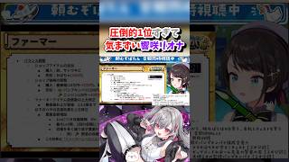 【大空スバル/響咲リオナ／ホロライブ切り抜き】#ホロ金策サバイバル2 DAY3 圧倒的1位すぎて気まずい響咲リオナww