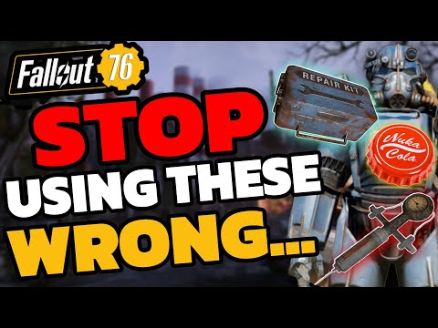 Fallout 76 STOP Wasting Caps, Repair Kits & Stimpaks! - Beginners Guide Tips And Tricks 2024